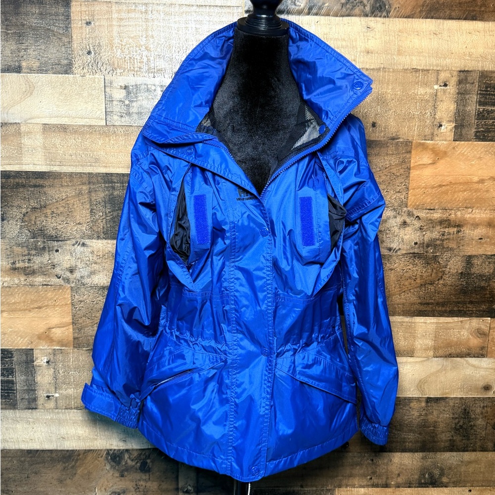 Hh Helly Hansen Women's Petite Royal Blue Hooded … - image 3